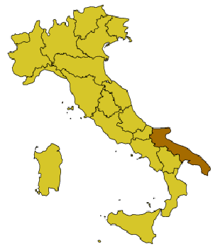 Mapa de Italia