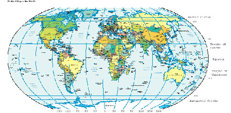 Mappa Politica del Mondo