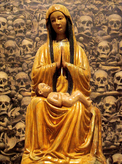 L'Abside della Cattedrale in cui si trovano i resti delle ossa dei Beati Martiri di Otranto